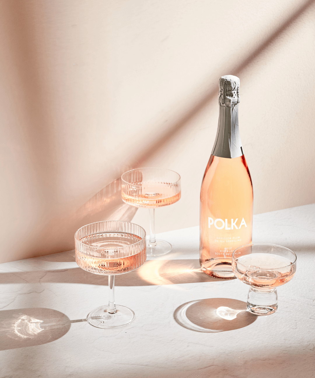 De-Alc Sparkling Rosé - Elegant Alcohol-Free Rosé Sparkling Wine