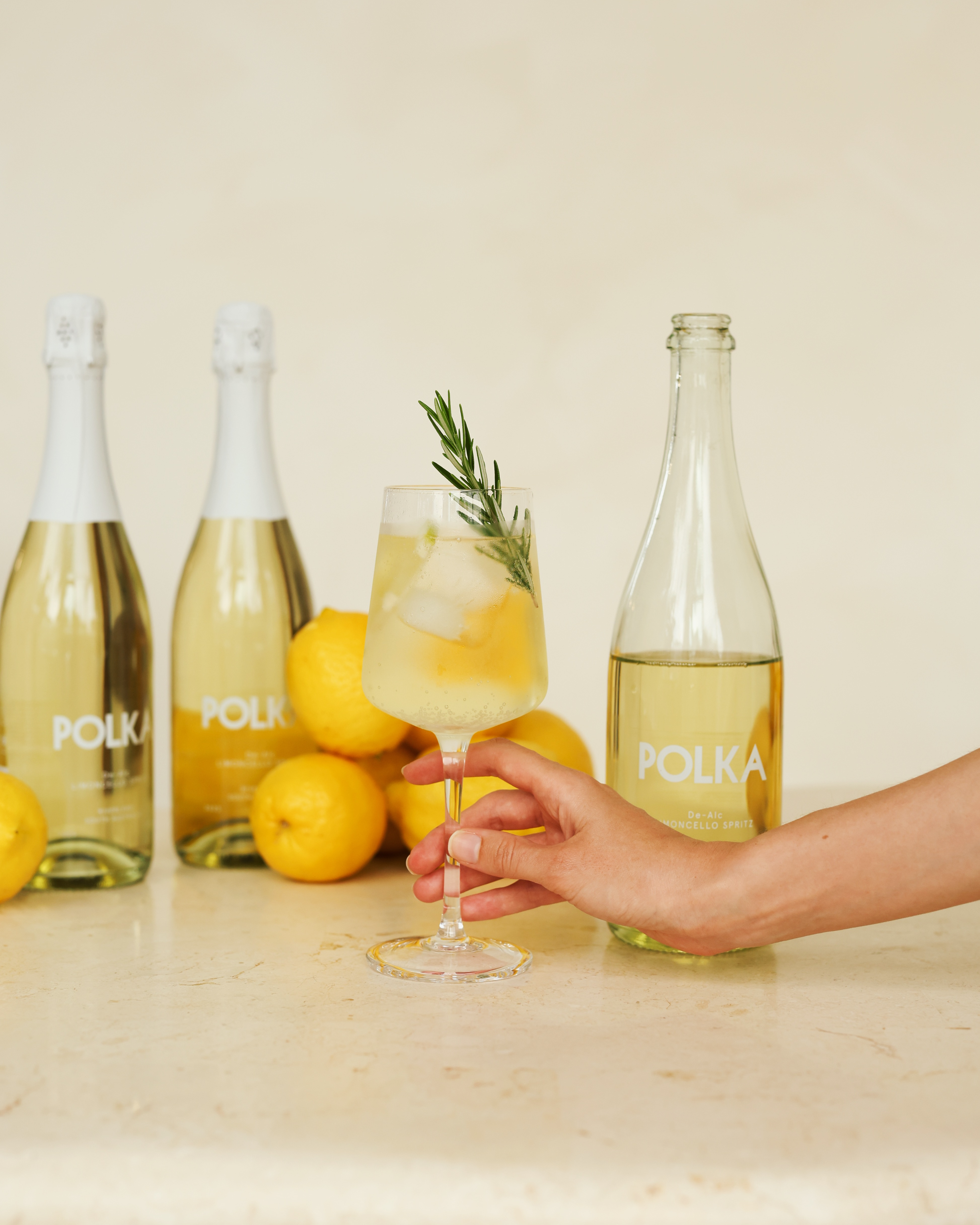 De-Alc Limoncello Spritz Cocktail - Summer Non-Alcoholic Drink