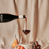 Non-Alcoholic Red Wine Label Close-up - Premium Alcohol-Free Wine Choice