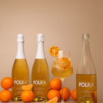 Polka De-Alc Yuzu & Mandarin Spritz, refreshing alcohol-free citrus spritz