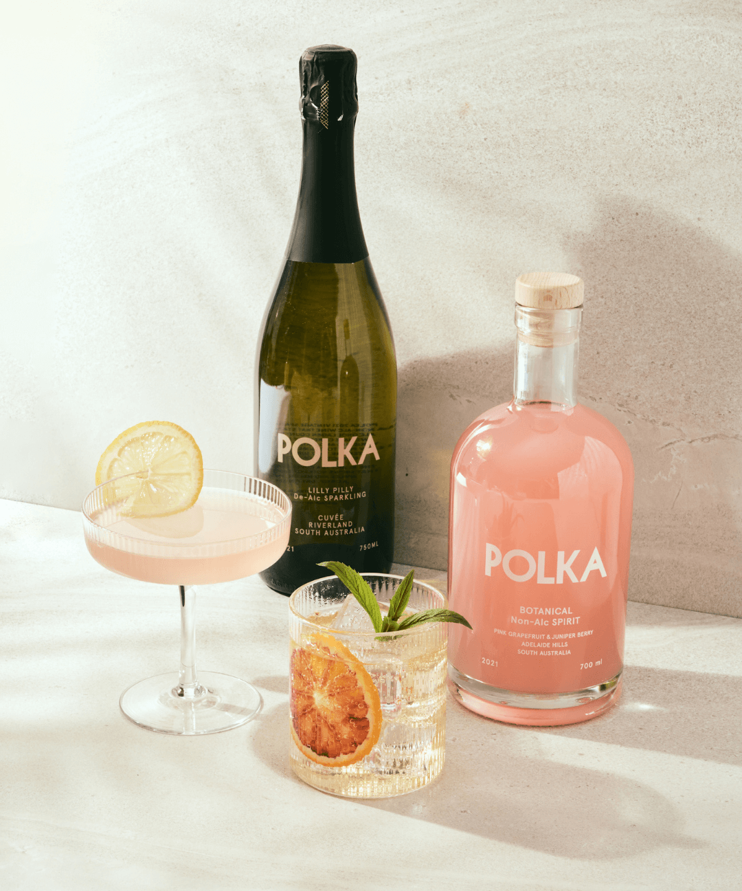 De-Alc Sparkling & Botanical Spirit Bundle - Perfect Alcohol-Free Cocktail and Mocktail Set